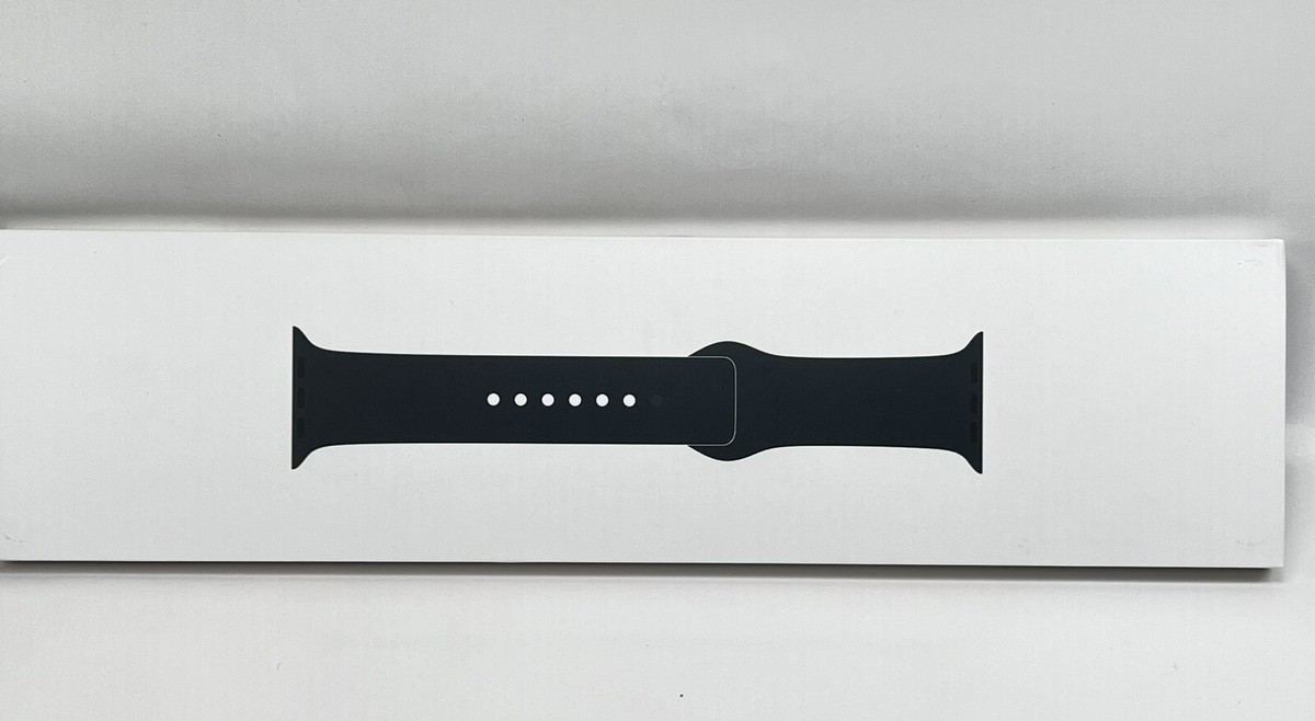 Apple Sport Band 45mm Midnight For Apple Watch Series 7 SE 5 Apple Sport Band 45mm Midnight For Apple Watch Series 7 SE 5