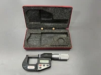 L.S. STARRETT NO. 734 DIGITAL MICROMETER 0-1". TESTED. NEEDS BATTERY. VGC.