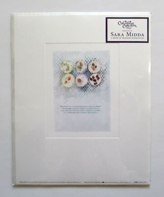 Sara Midda 絵画 Rare Sara Midda In & Out of the Garden PLUMS Litho Print