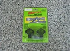 NEW Kwik-Site KSM-MAS 1" Mauser Browning Bolt Action Low Silhouette Scope Mount