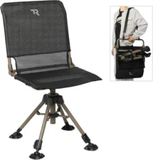 TR Hunting Chair 360 Degree Silent Swivel Folding Chair for Blinds