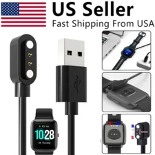 2Pin Magnetic Charger Charging Cable USB Charger Cord For Smart Watch Universal