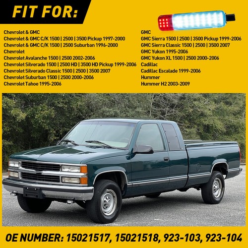 Pair Interior Door Panel Courtesy LED Lamps For Chevrolet Silverado 1999-2006 - Picture 4 of 16