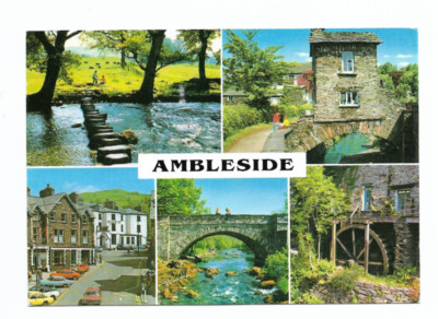 Ambleside: fünf touristische Ansichten; verschickt