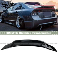 FITS 06-2011 HONDA CIVIC SEDAN GLOSSY BLACK RS STYLE HIGHKICK TRUNK SPOILER WING