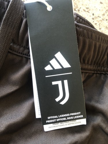 Juventus FC UEFA Marrón 24/25 Adidas Entrenamiento Fútbol Pantalones Cortos Cremallera Bolsillos Nuevos con Etiquetas XL - Imagen 4 de 8