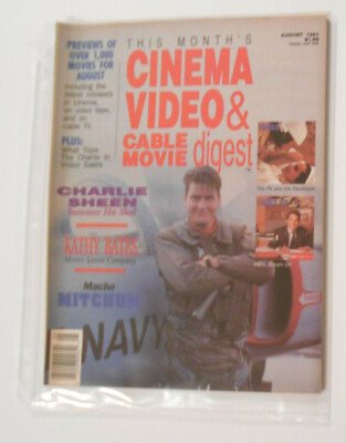 Charlie Sheen, Keanu Reeves, John Turturro, Lara Flynn Boyle, rare film mag 1991