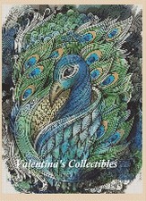 Peacock Counted Cross Stitch Chart #2-374 