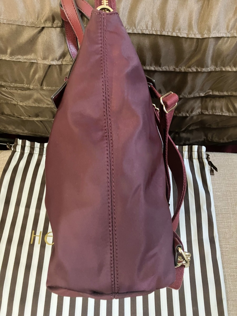 Henri Bendel Jetsetter Convertible Backpack/crossbody/tote Oxblood/Burgundy Henri Bendel Jetsetter Burgundy Convertible Backpack  main image 3