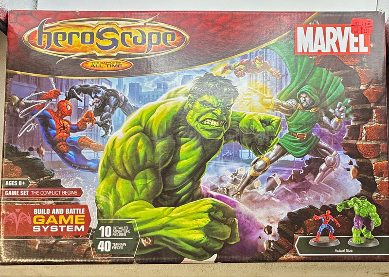 Hasbro Heroscape Marvel The Conflict Begins Game Set Ages 8+ 2007 53881