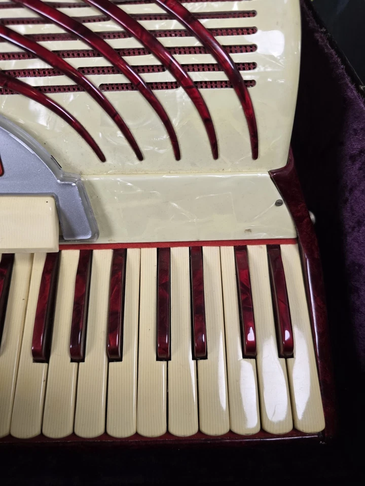 Vintage Camerano Accordion L606/110 Tested Working - Image 4 of 4