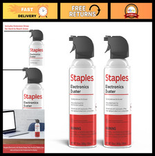 Compressed Air Duster 10 oz Cans for Electronics, Keyboards Office Devices - 2