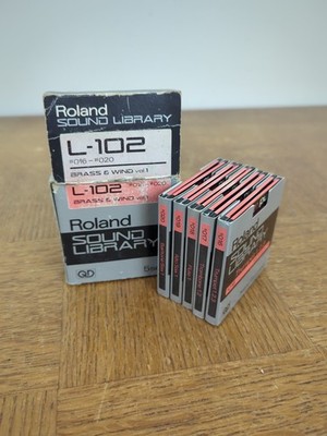 Roland Sound Library QUICK DISK (QD) L-102 Vol 1 #016-020 Brass & Wind Vol.1