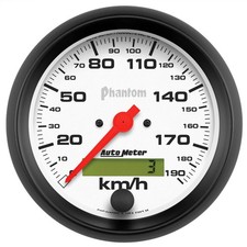 Auto Meter Speedometer Gauge 5887-m Phantom 0 To 190 Kph 3-38 Electrical