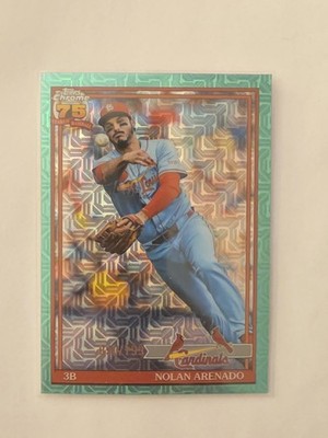 2026 Topps Series 1- Nolan Arenado Teal Mojo /199 Refractor