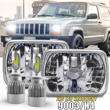 New 5x7 Inch Led Headlight For 1986-1995 Jeep Wrangler Yj 1984-2001 Cherokee Xj