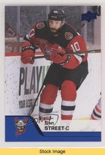 2020-21 Upper Deck AHL Blue Ben Street #28 READ 02l7