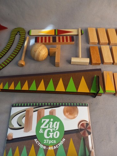 Djeco Zig & Go Action-Reaction Green 27pcs Set Complete - Picture 5 of 7