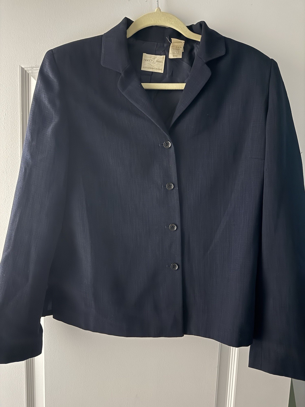 Jacket Button Down Blue Size 10 - image 1