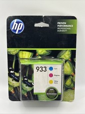 HP N9H56FN 933 Cyan, Magenta and Yellow Ink Cartridges - 3 Pieces Exp Jul 2021