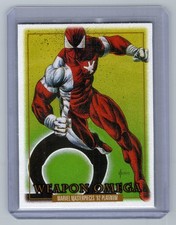 2024 Marvel Masterpieces '92 Platinum - LEATHER - Weapon Omega #96