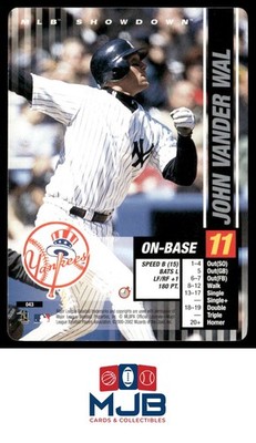 2002 MLB Showdown Trading Deadline John Vander Wal #043 New York Yankees