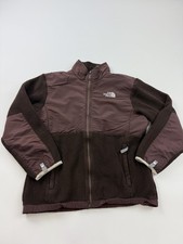 The North Face Jacket Girls Large Brown Fleece Full Zip Interchange Pockets