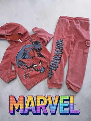 *1247 Marvel Spiderman 2pc jogging outfit boys 3T