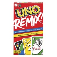 Mattel Games Uno Remix Kartenspiel Gesellschaftsspiel 112 Karten Klassiker