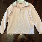 The Beaufort bonnet company Light pink pullover with quarter zip & elbow patch — photo 1