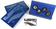 2014 U.S. Mint 50th Anniversary Kennedy Half Dollar 4-Silver Coin Collection-OGP