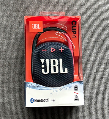 JBL Clip 4 Portable Waterproof Dustproof Bluetooth Speaker - blue/pink