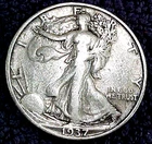 1937-S WALKING LIBERTY HALF DOLLAR.........MIN. BID .01 & NO RESERVE!