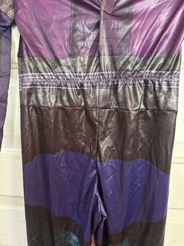 Descendants 3 Mal Girls Costume Large 10-12 Jumpsuit Only Long Sleeves Disney - Picture 9 of 11