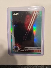 2023 Topps Chrome Star Wars Dark Rey Aqua Refractor # 182/199 Daisy Ridley 70