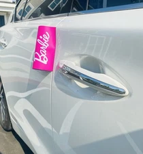 Car sticker BARBIE car tag decal funny personalised label tag car decor party