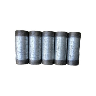 *5 Pack* PROFLO 2'' NPT X 6'' Threaded Galvanized Steel Pipe Nipple Sch 40 Welded