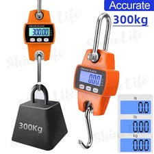 Profi Hängewaage Digital 300Kg/660lb LCD Zugwaage Wildwaage Industriewaage Haken