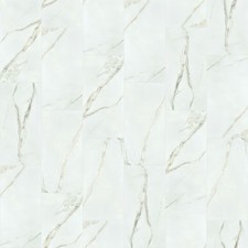 Shaw CS35W Casino - 16" x 32" Rectangle Floor Tile - Matte Marble - Calacatta