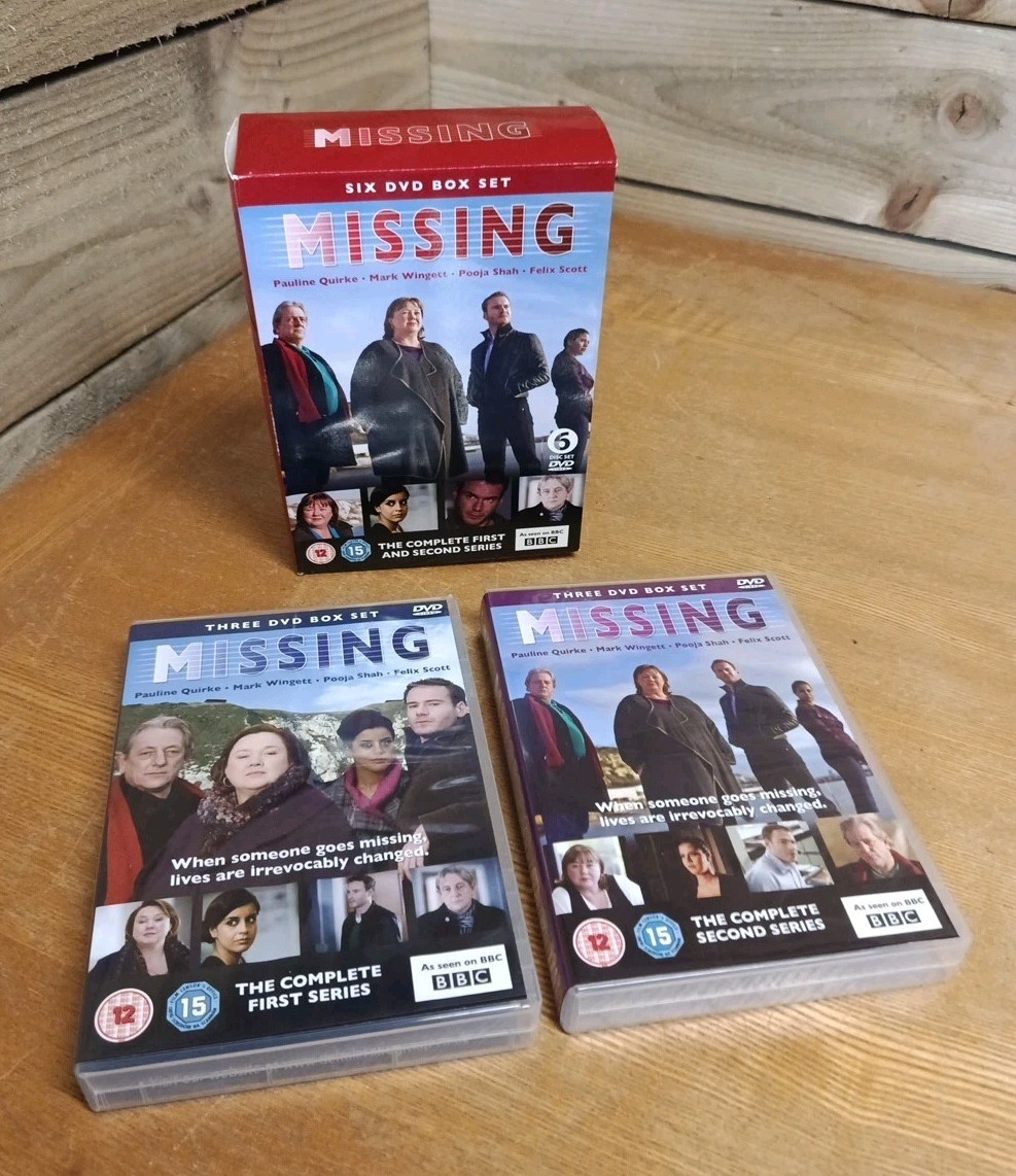 Missing - Series 1 And 2 DVD Drama (2012) Pauline Quirke BBC Rare Box Set