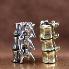 Knife Beads Spine Bone Brass Outdoor Tools Edc Paracord Woven Lanyard Pendants