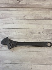 Vintage Garringtons Jackdaw 10" Adjustable Spanner Wrench AA10 Made in England
