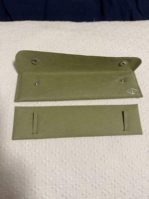 Van Cleef & Arpels Travel Pouch Bracelet Green Suede