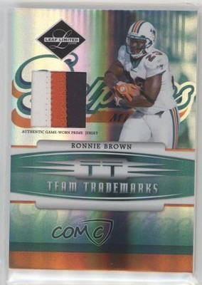2006 Leaf Limited Team Trademarks Prime Materials 19/30 Ronnie Brown #TT-20 uk2