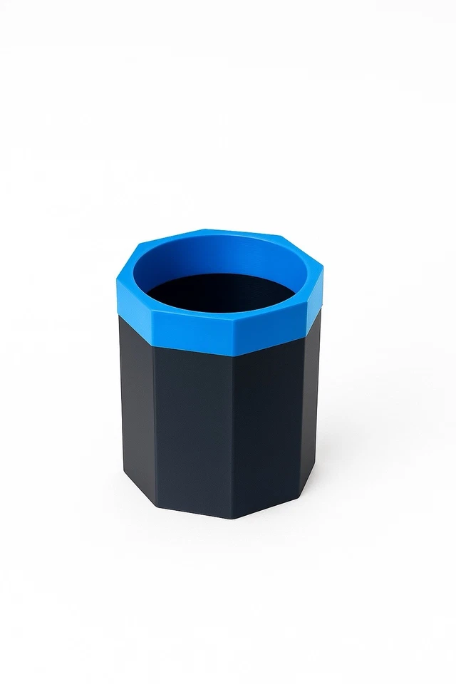 Koozie tático de lata única com recurso de fácil recarga - Anel azul - Imagem 2 de 2