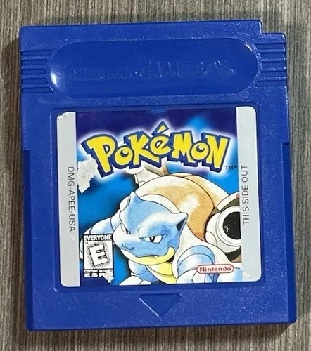Pokemon Blue Nintendo Gameboy Authentic Cartridge Tested and Saves