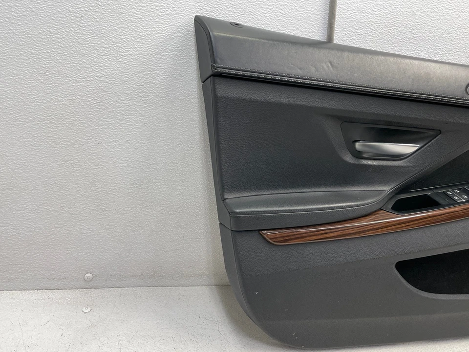 16 17 18 BMW 640i 650i F06 Front Left Interior Door Cover Panel Black 1579 OEM - Image 2 of 4