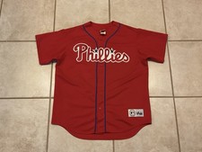 Majestic Philadelphia Phillies Mike Lieberthal 24 Mesh Baseball Jersey Men’s XL