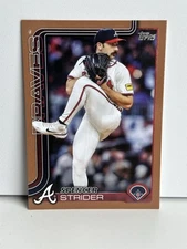 2025 Topps Series 2 - Spencer Strider /2025 Gold Parallel #579 Atlanta Braves
