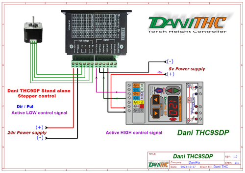 Plasma CNC THC Torch Height Controller Dir/Pul in-out with Anti-dive function - Picture 8 of 14